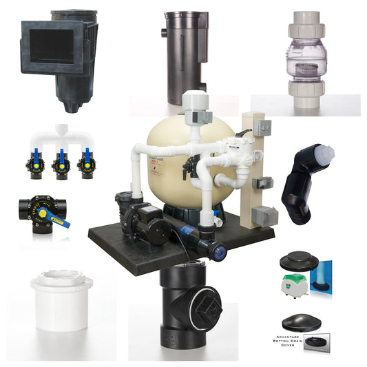 Advantage Concrete Pond Kit- Up to 10,000 Gallons