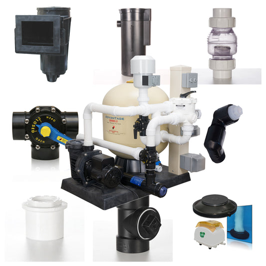 Advantage Concrete Pond Kit- Up to 1,500 Gallons