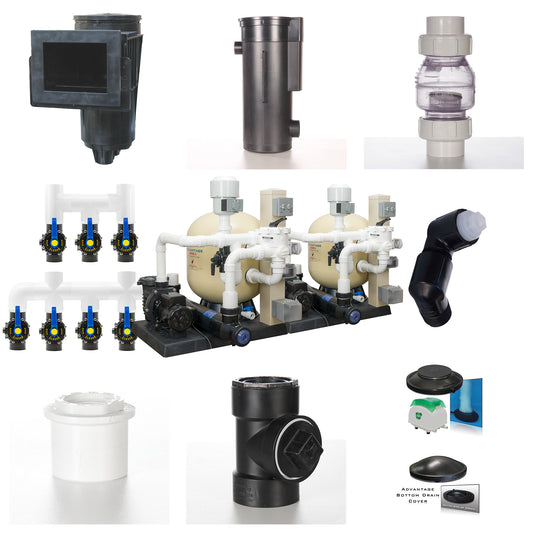 Advantage Concrete Pond Kit- Up to 15,000 Gallons