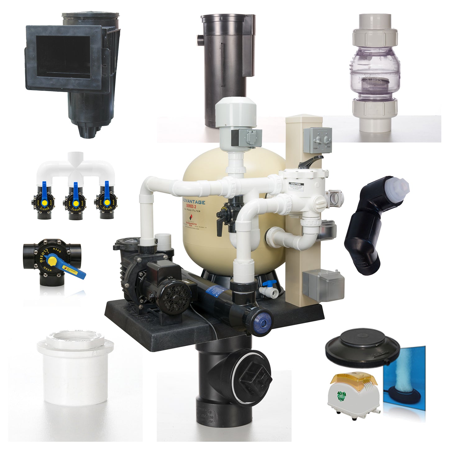 Advantage Concrete Pond Kit- Up to 6,000 Gallons